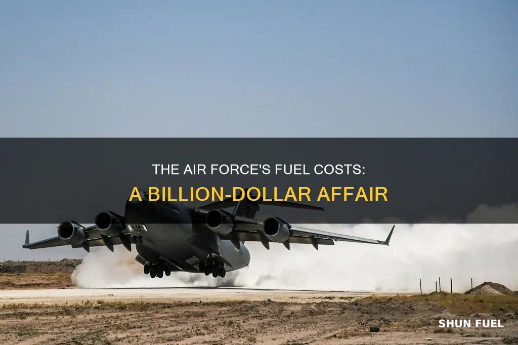 how much does the air force spend on fuel