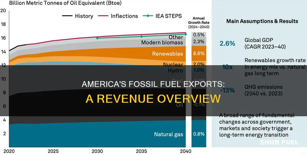 how much does the us make in fossil fuel exports