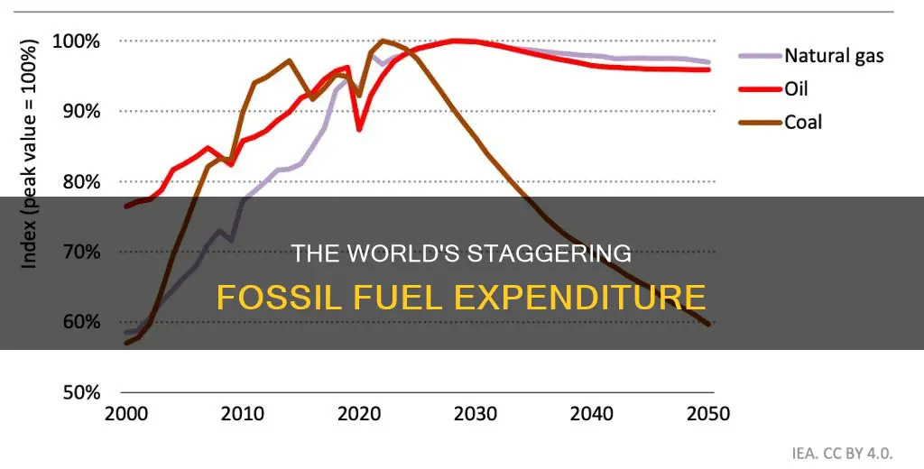 how much does the world spend on fossil fuel