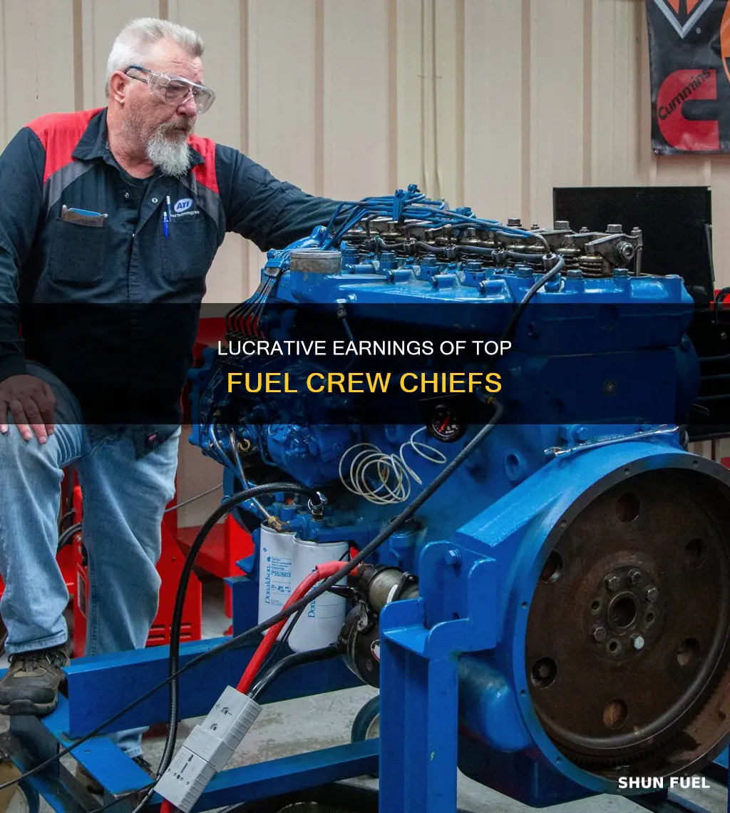 how much does top fuel crew cheif dsr make