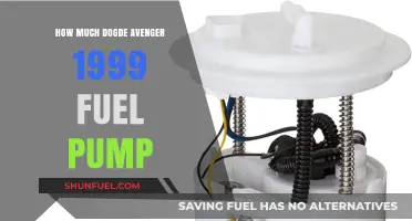 Fuel Pump Replacement Cost for 1999 Dodge Avenger