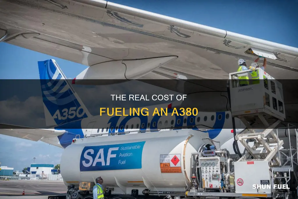 how much dose it cost to fuel a a380