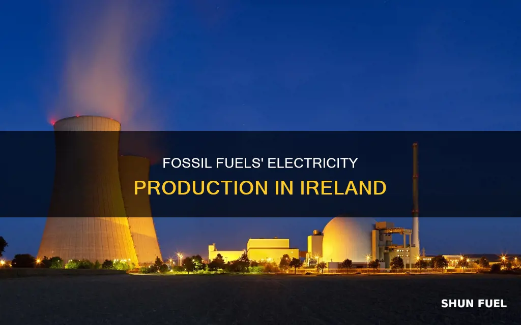 how much electricity does fossil fuels produce in ireland