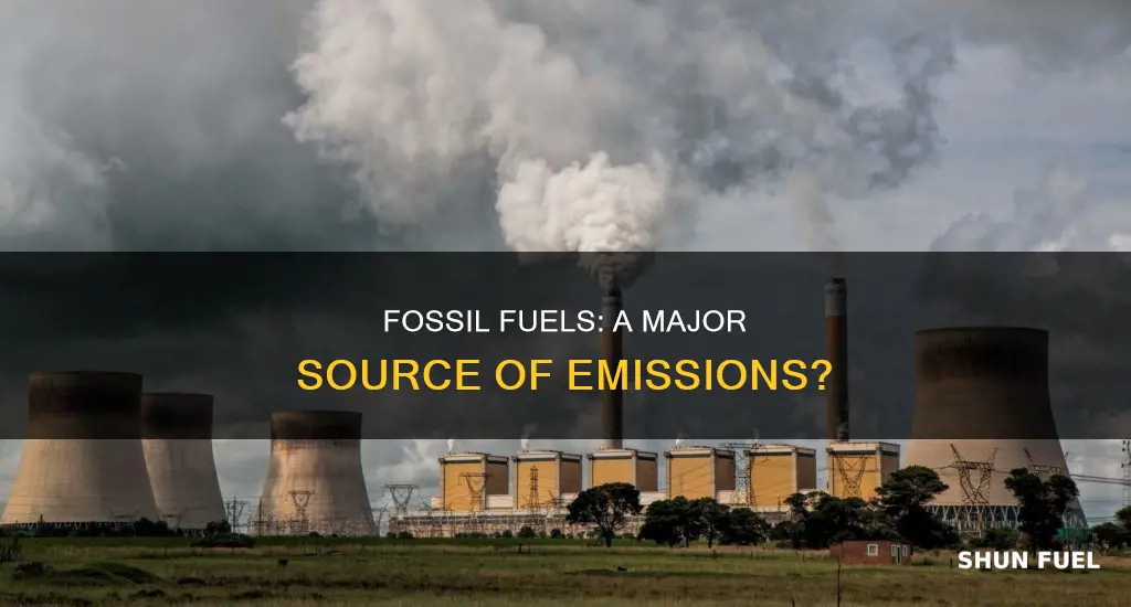 how much emissions do fossil fuels produce