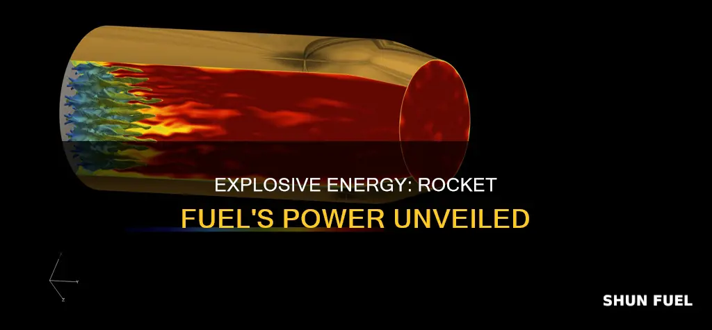 how much energy does rocket fuel release