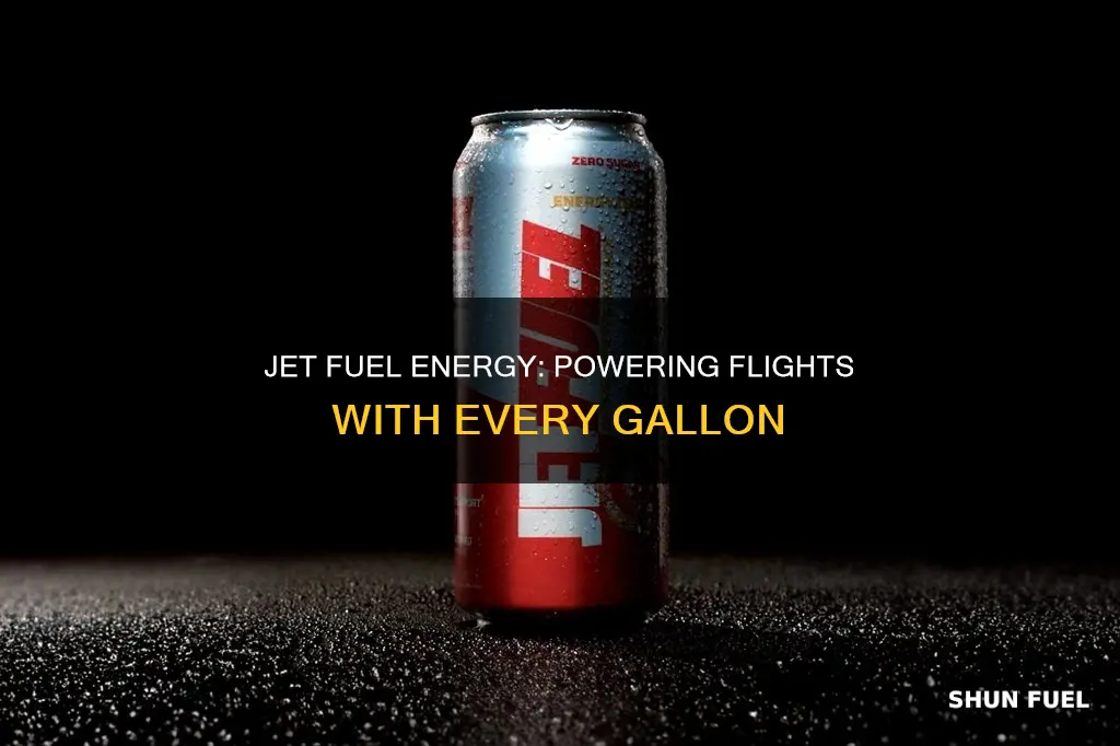 how much energy in a gallon of jet fuel