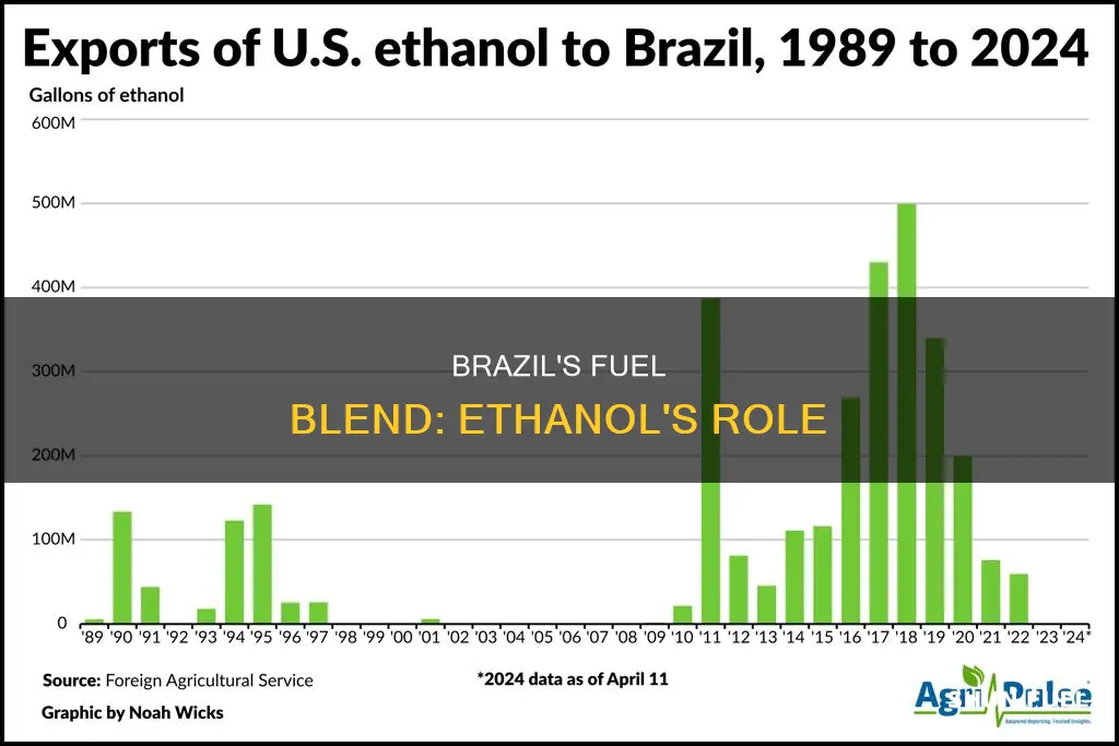 how much ethanol is in brazil fuel