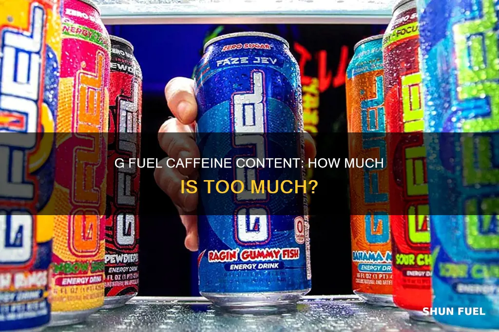 how much fcaffines in g fuel