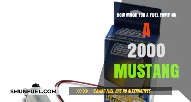Fuel Pump Replacement Cost for a 2000 Mustang