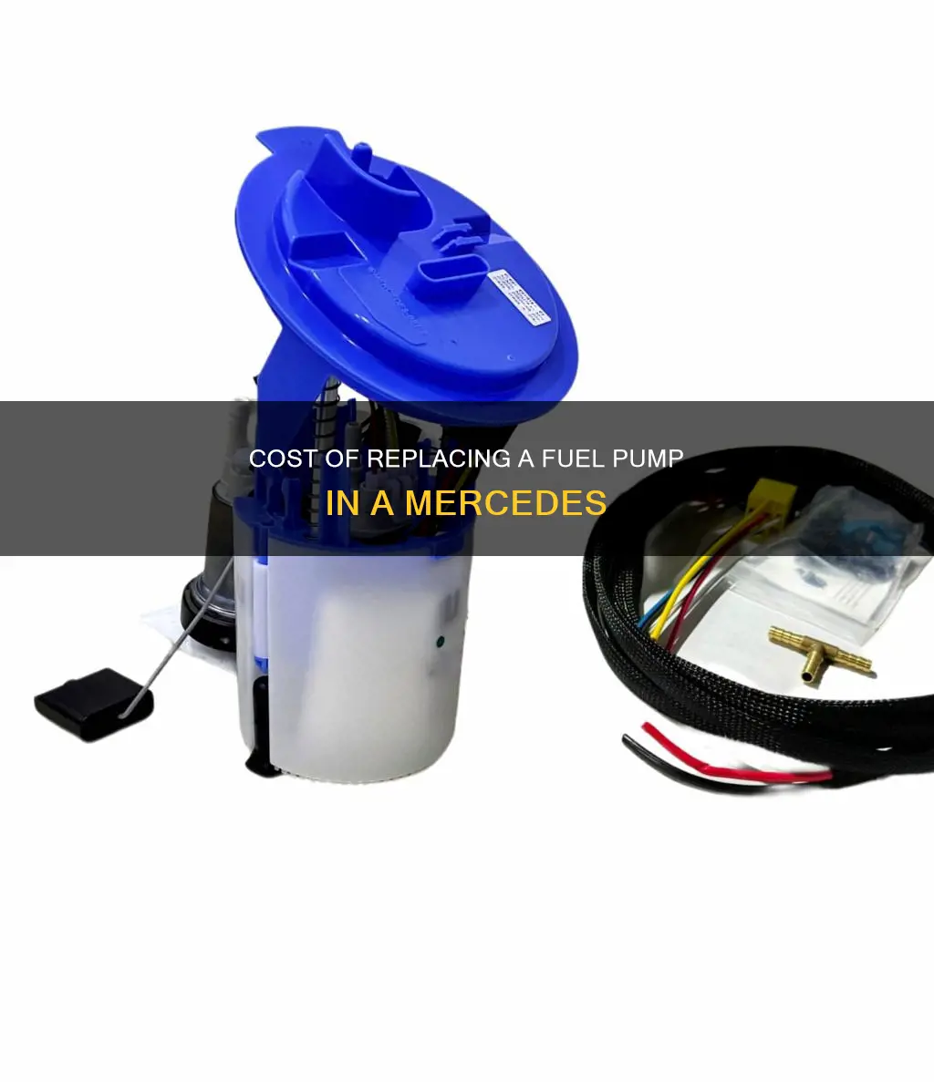 how much for a fuel pump on a mercedes