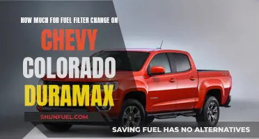 Chevy Colorado Duramax: Fuel Filter Change Cost