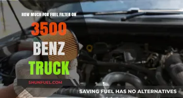 Cost of Replacing Fuel Filter in a Benz Truck