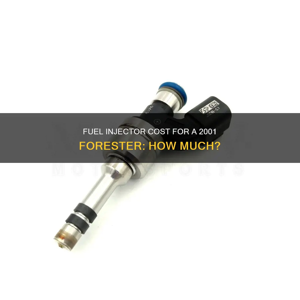 how much for fuel injectors 2001 forester