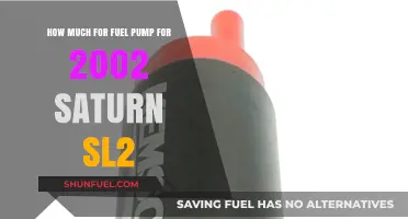 Fuel Pump Replacement Cost for Saturn SL2