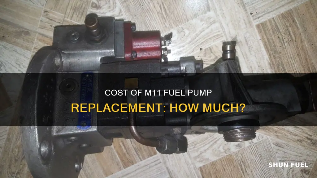 how much for m11 fuel pump