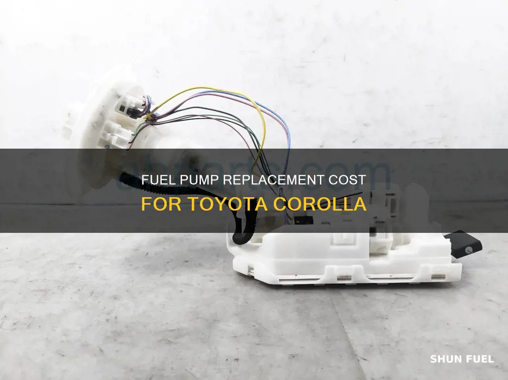 how much for toyota corolla fuel pump