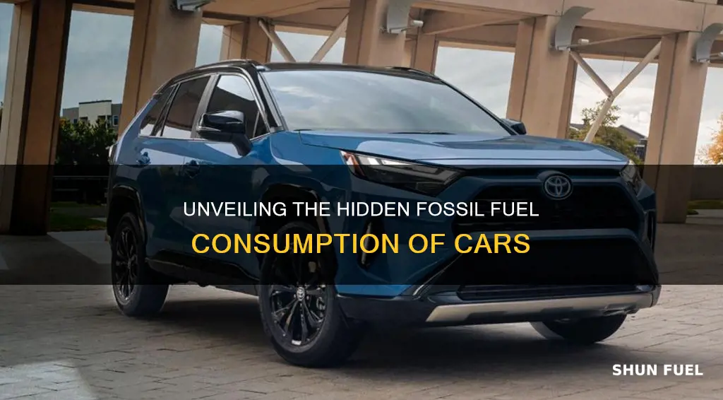 how much fossil fuel do cars use