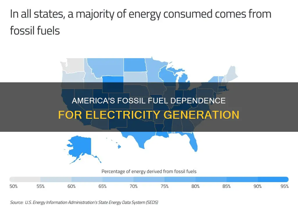 how much fossil fuel does america use to generate electricity