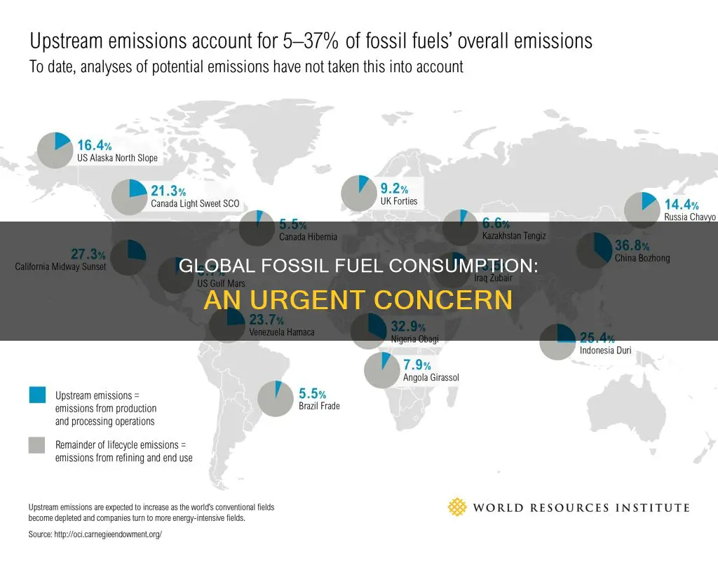how much fossil fuel is being consumed globally