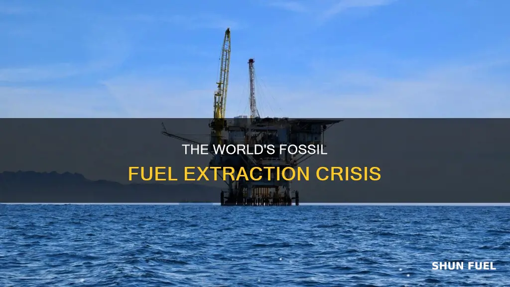 how much fossil fuel is extracted