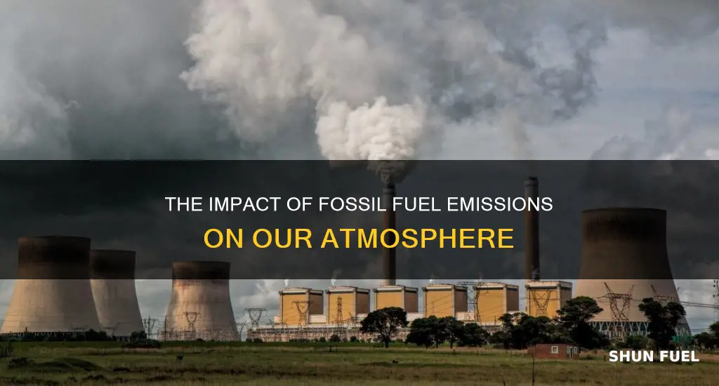 how much fossil fuel is released into our atmosphere