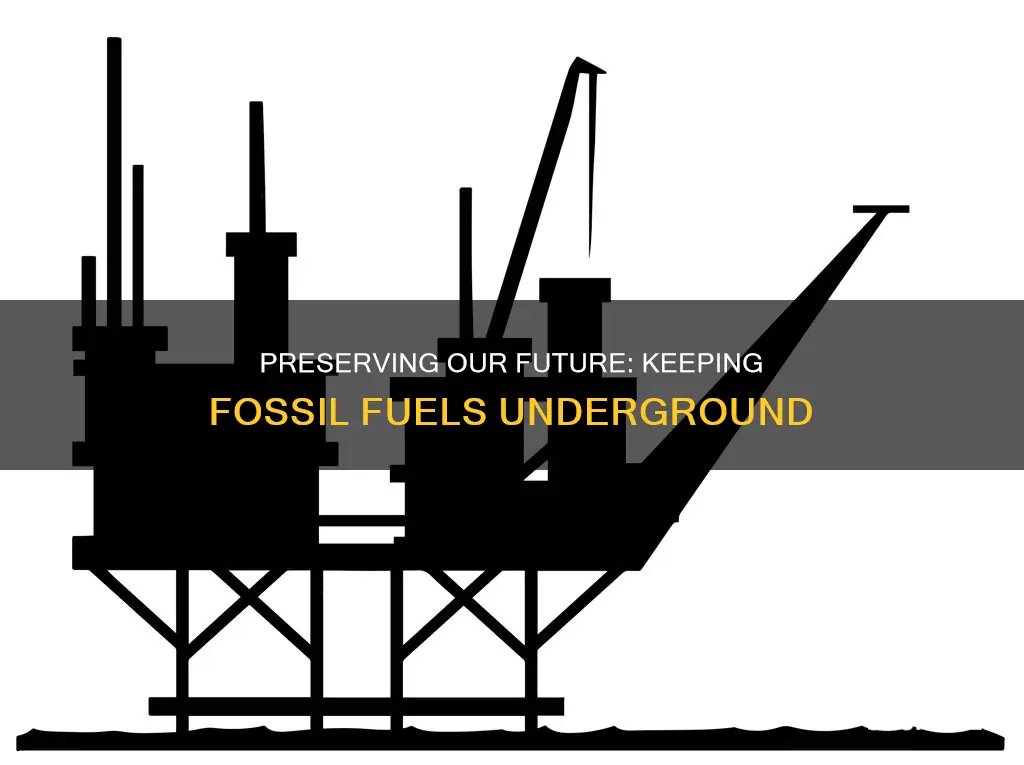 how much fossil fuel needs to stay in the ground