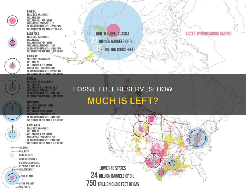 how much fossil fuel reserves are available in the world