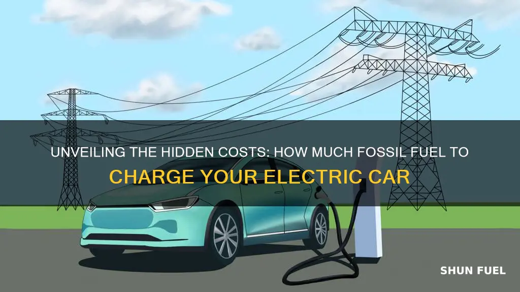 how much fossil fuel to charge an electric car