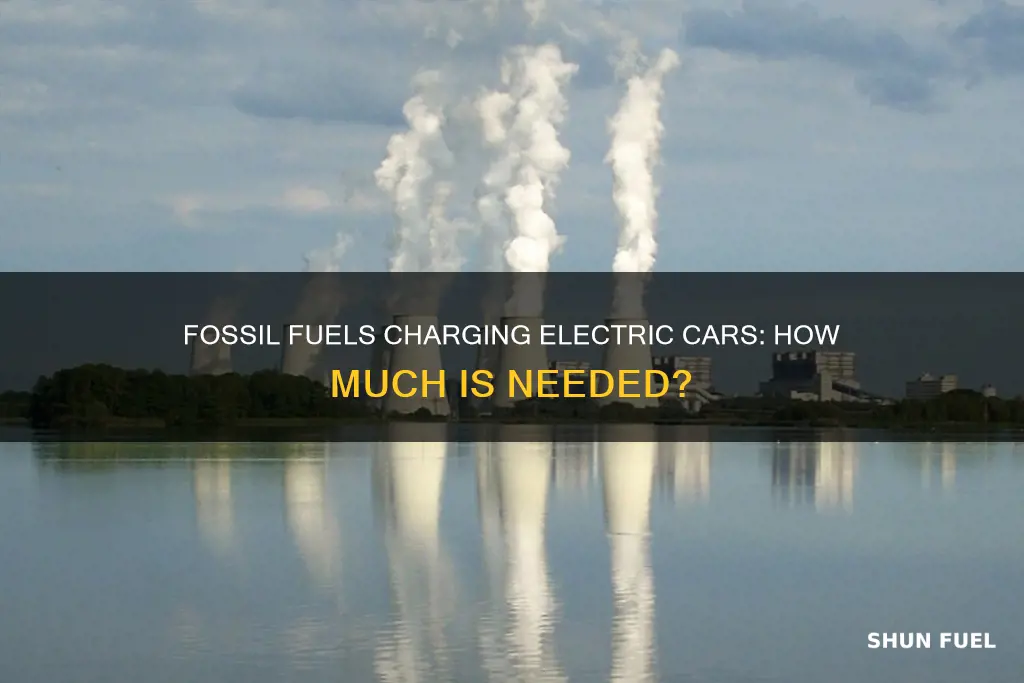 how much fossil fuel to charge an electric car