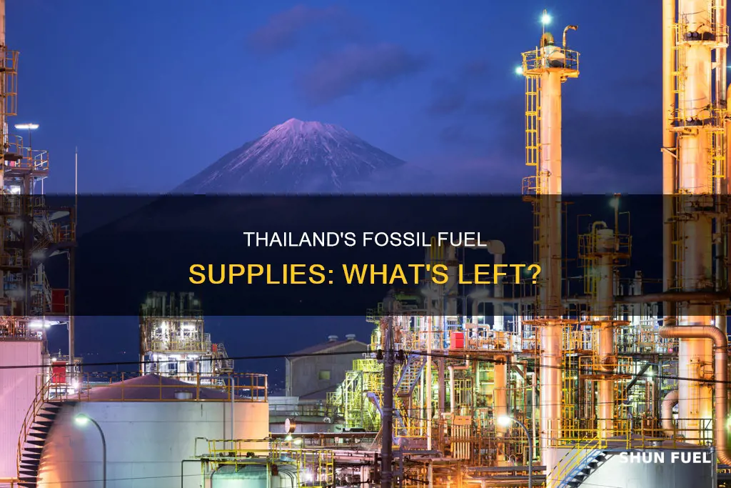 how much fossil fuels left in thailand