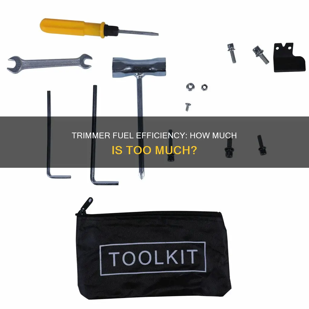 how much fuel 2 cycle trimmer use