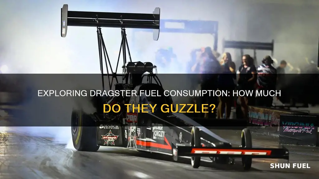how much fuel a dragster uses