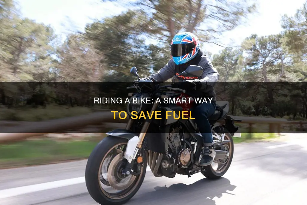 how much fuel am i saving riding a bike