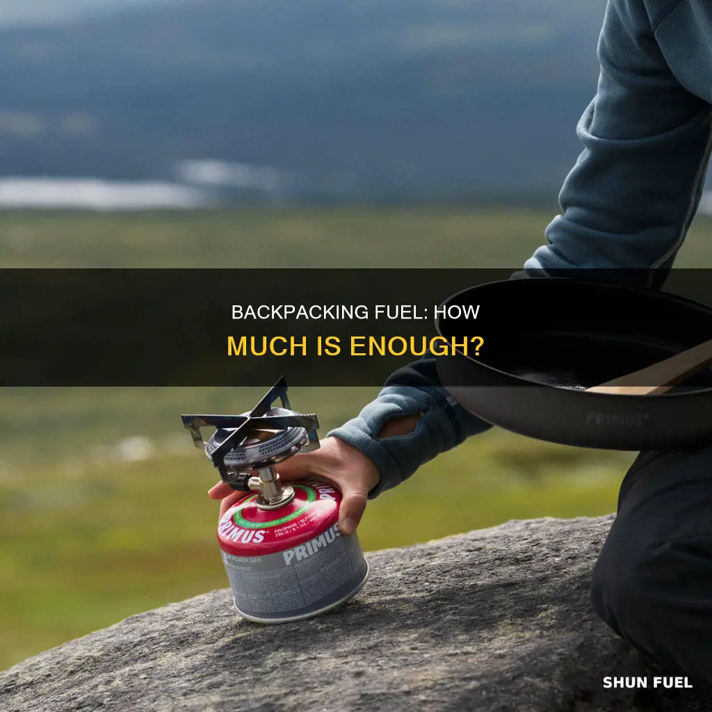 how much fuel backpacking