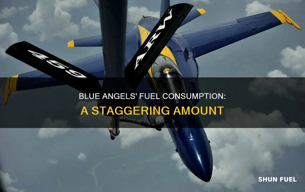 how much fuel blue angels