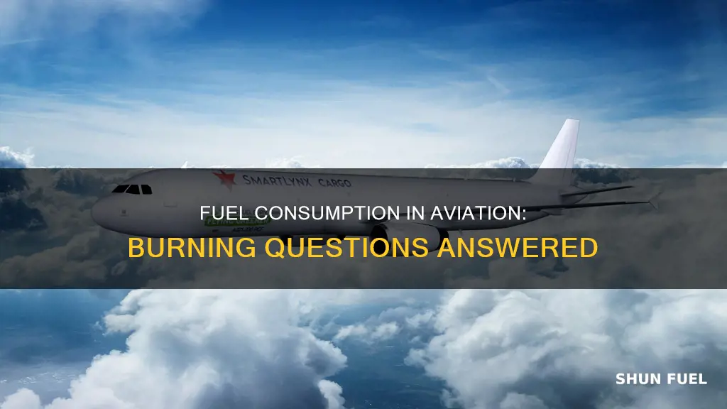 how much fuel burns a flight