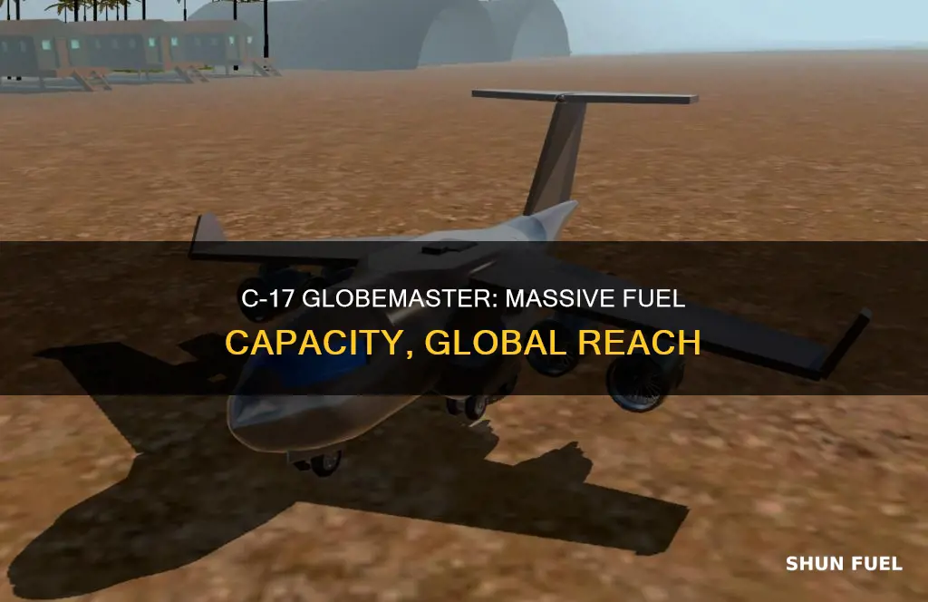 how much fuel can a c-17