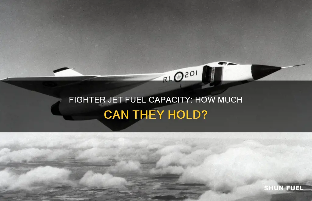 how much fuel can a fighter jet hold