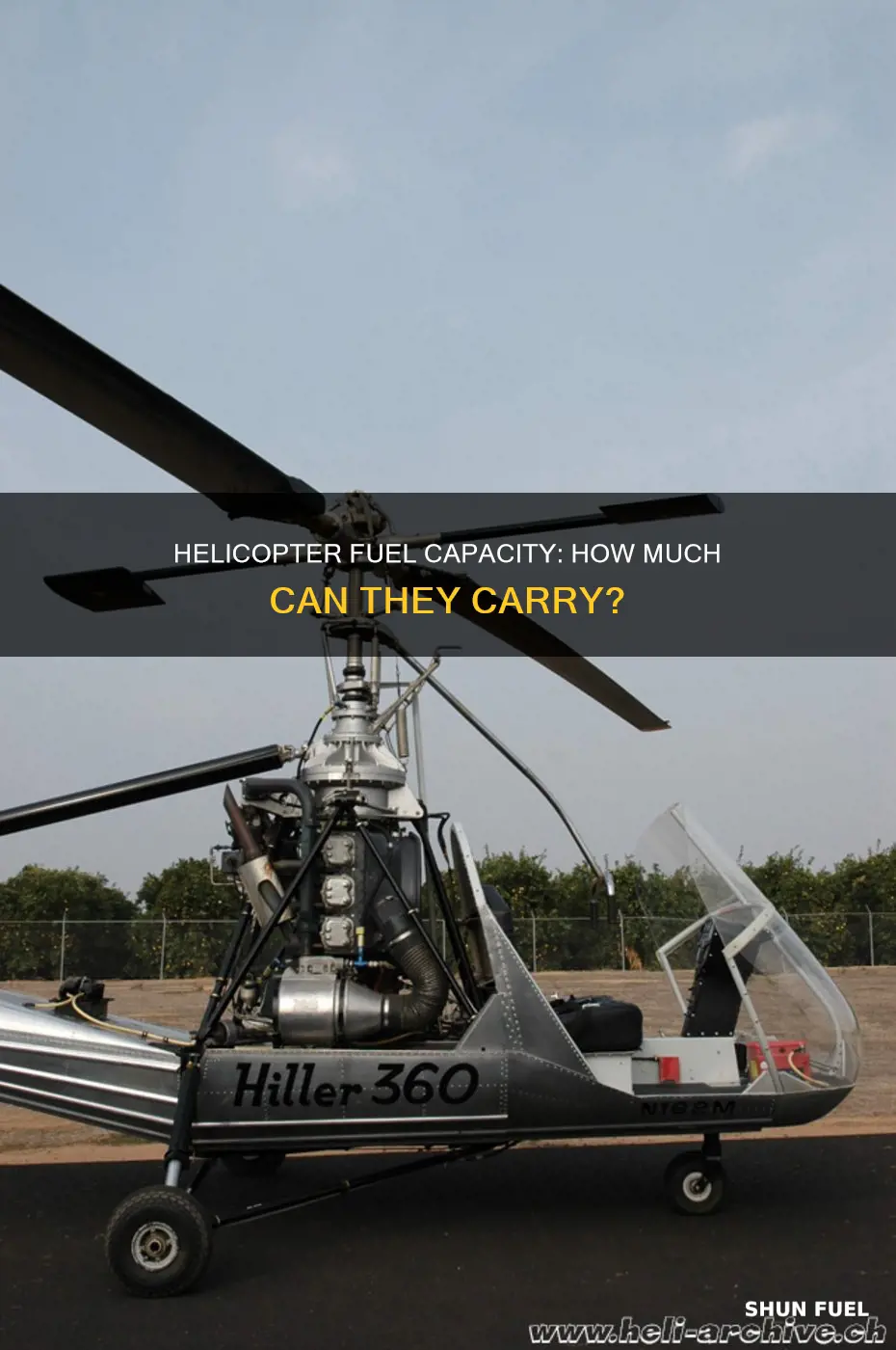 how much fuel can a helicopter hold