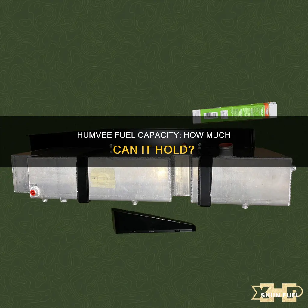 how much fuel can a humvee hold