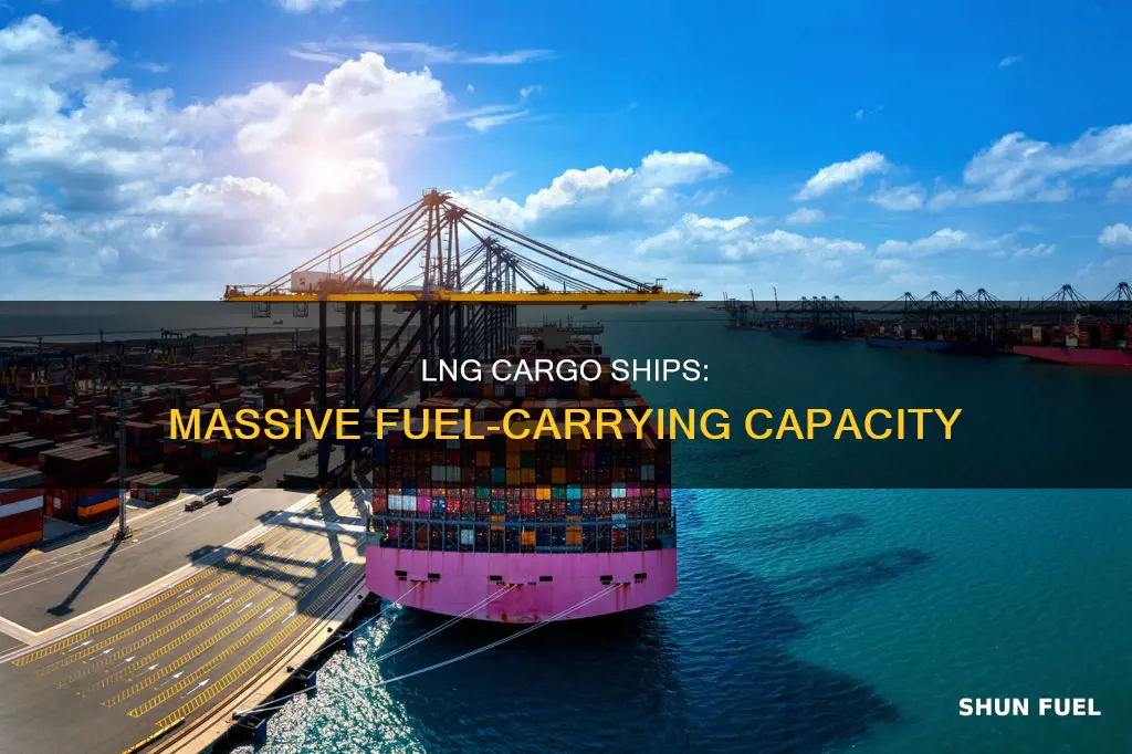 how much fuel can a lng cargo ship carry