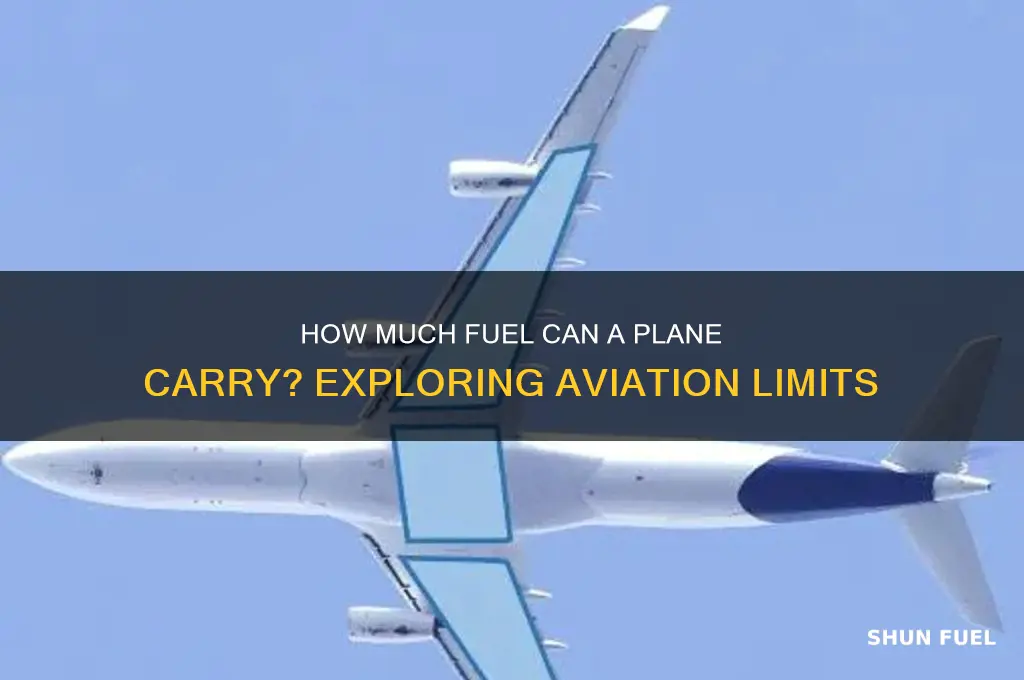 how much fuel can a plane carry