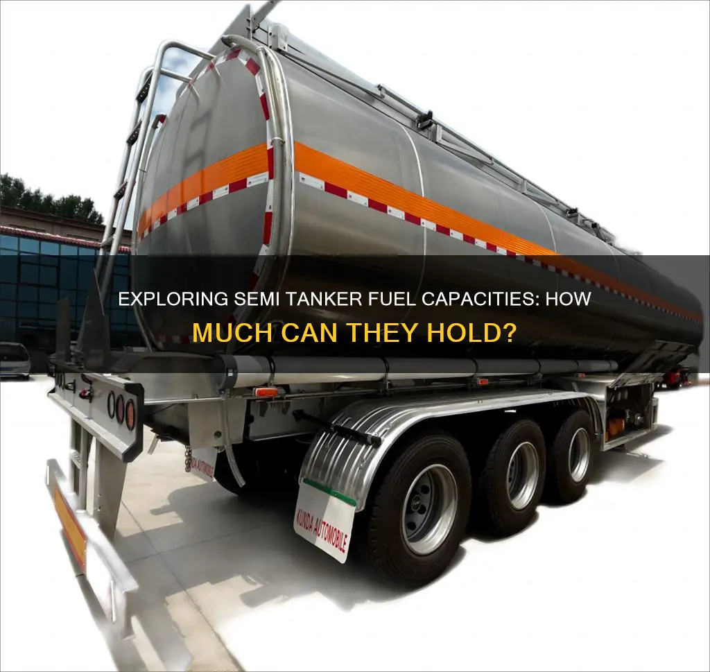 how much fuel can a semi tanker hold