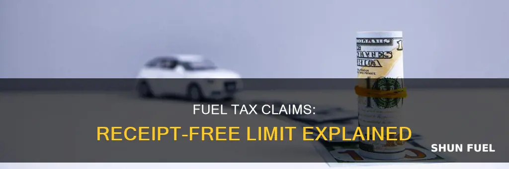 how much fuel can i claim on tax without receipts
