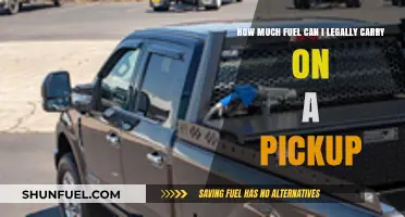 Fuel Transport: Pickup's Legal Fuel Capacity