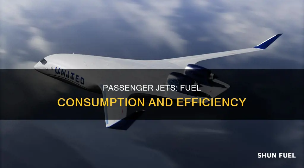 how much fuel can of passenger jet use