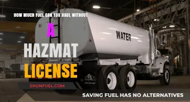 Hauling Fuel: License-Free Limit Explained