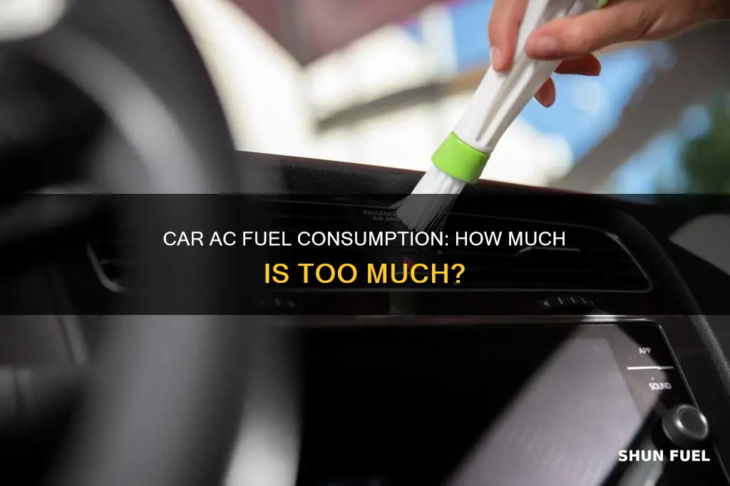 how much fuel car ac consume