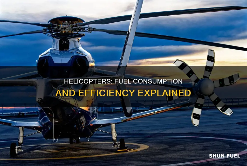 how much fuel consume by helicopter