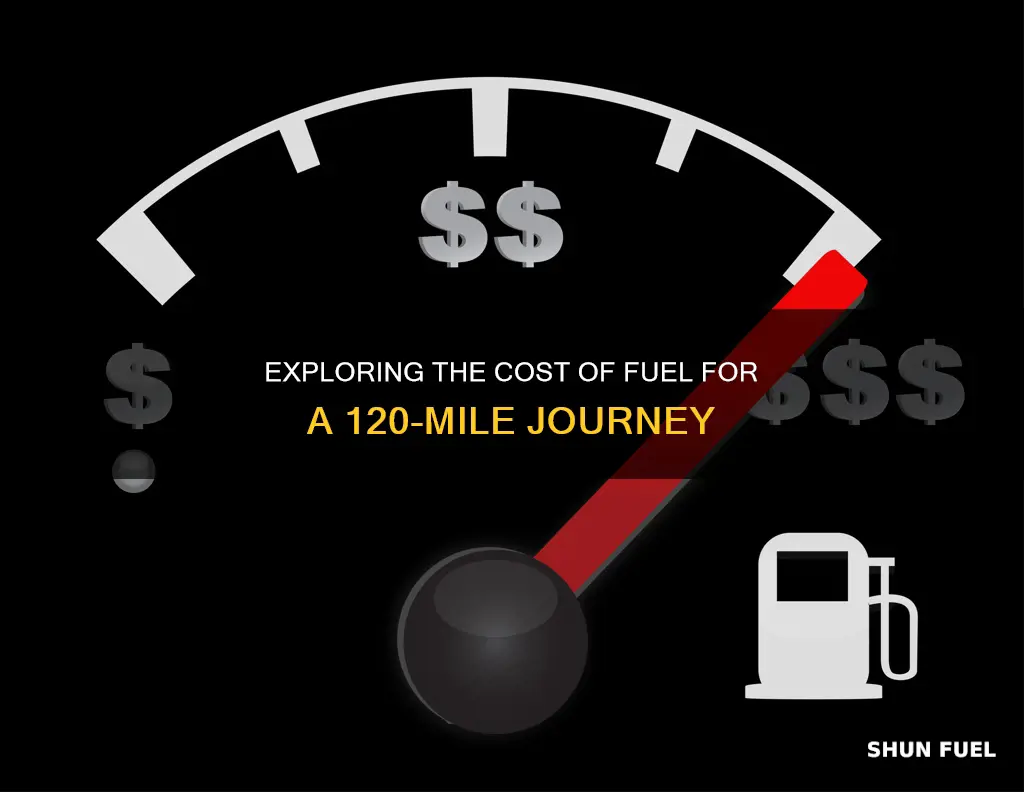 how much fuel cost for 120 miles